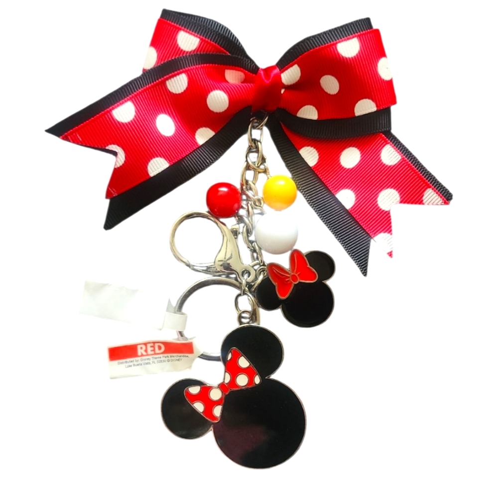 Minnie Mouse Keychain Charm